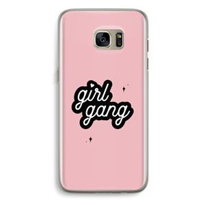 CaseCompany Girl Gang: Samsung Galaxy S7 Edge Transparant Hoesje
