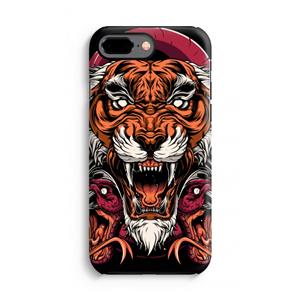CaseCompany Tiger and Rattlesnakes: iPhone 7 Plus Tough Case