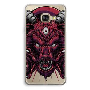 CaseCompany Hell Hound and Serpents: Samsung A3 (2017) Transparant Hoesje