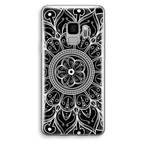 CaseCompany Roses Are Red: Samsung Galaxy S9 Transparant Hoesje