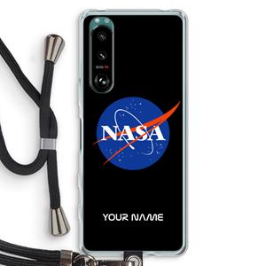 CaseCompany NASA: Sony Xperia 5 III Transparant Hoesje met koord