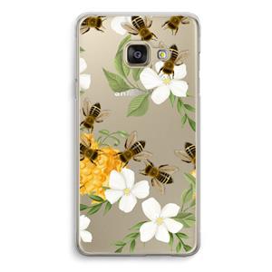 CaseCompany No flowers without bees: Samsung A3 (2017) Transparant Hoesje