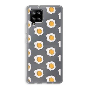 CaseCompany Bacon to my eggs #1: Samsung Galaxy A42 5G Transparant Hoesje