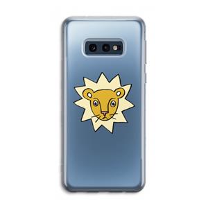 CaseCompany Kleine leeuw: Samsung Galaxy S10e Transparant Hoesje