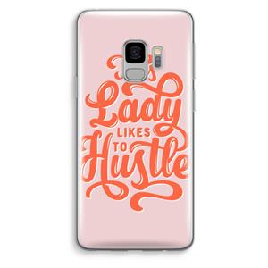 CaseCompany Hustle Lady: Samsung Galaxy S9 Transparant Hoesje