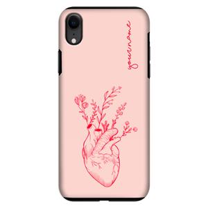 CaseCompany Blooming Heart: iPhone XR Tough Case