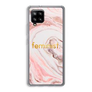 CaseCompany Feminist: Samsung Galaxy A42 5G Transparant Hoesje