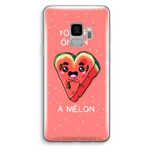 CaseCompany One In A Melon: Samsung Galaxy S9 Transparant Hoesje