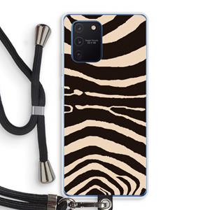 CaseCompany Arizona Zebra: Samsung Galaxy Note 10 Lite Transparant Hoesje met koord