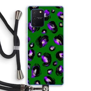 CaseCompany Green Cheetah: Samsung Galaxy Note 10 Lite Transparant Hoesje met koord