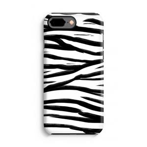 CaseCompany Zebra pattern: iPhone 7 Plus Tough Case