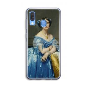 CaseCompany Eleonore: Samsung Galaxy A40 Transparant Hoesje