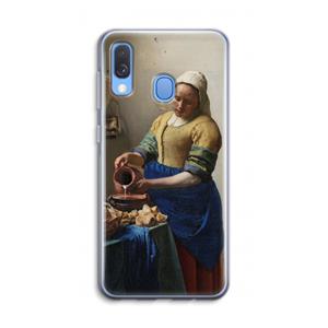 CaseCompany The Milkmaid: Samsung Galaxy A40 Transparant Hoesje