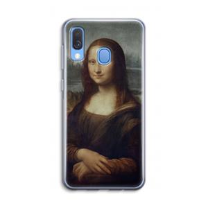 CaseCompany Mona Lisa: Samsung Galaxy A40 Transparant Hoesje