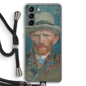 CaseCompany Van Gogh: Samsung Galaxy S21 Transparant Hoesje met koord