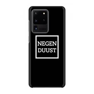 CaseCompany Negenduust black: Volledig geprint Samsung Galaxy S20 Ultra Hoesje