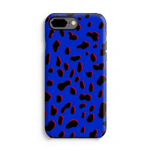CaseCompany Blue Leopard: iPhone 7 Plus Tough Case