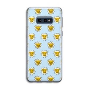 CaseCompany Leeuwenkoppen: Samsung Galaxy S10e Transparant Hoesje
