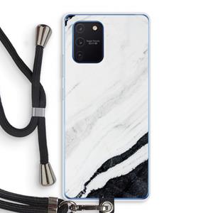 CaseCompany Elegante marmer: Samsung Galaxy Note 10 Lite Transparant Hoesje met koord