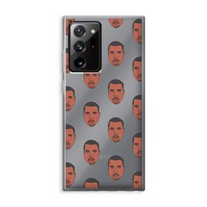 CaseCompany Kanye Call Me℃: Samsung Galaxy Note 20 Ultra / Note 20 Ultra 5G Transparant Hoesje