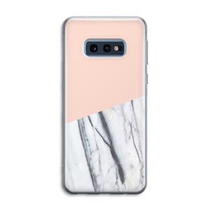 CaseCompany A touch of peach: Samsung Galaxy S10e Transparant Hoesje