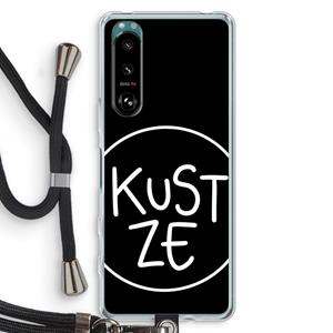 CaseCompany KUST ZE: Sony Xperia 5 III Transparant Hoesje met koord