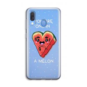 CaseCompany One In A Melon: Samsung Galaxy A40 Transparant Hoesje
