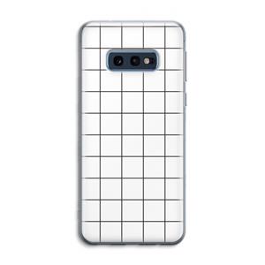 CaseCompany Rooster: Samsung Galaxy S10e Transparant Hoesje