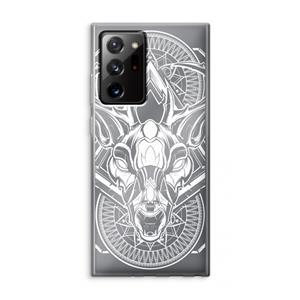 CaseCompany Oh Deer: Samsung Galaxy Note 20 Ultra / Note 20 Ultra 5G Transparant Hoesje