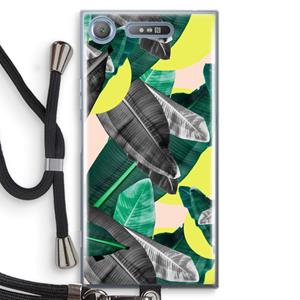 CaseCompany Fantasie jungle: Sony Xperia XZ1 Transparant Hoesje met koord
