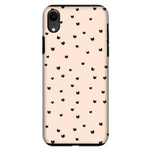 CaseCompany Kleine kattenkopjes: iPhone XR Tough Case