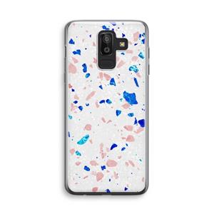 CaseCompany Terrazzo N°6: Samsung Galaxy J8 (2018) Transparant Hoesje
