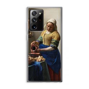 CaseCompany The Milkmaid: Samsung Galaxy Note 20 Ultra / Note 20 Ultra 5G Transparant Hoesje