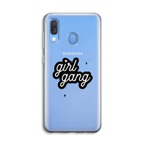 CaseCompany Girl Gang: Samsung Galaxy A40 Transparant Hoesje