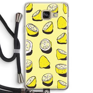 CaseCompany When Life Gives You Lemons...: Samsung Galaxy A5 (2016) Transparant Hoesje met koord