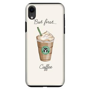 CaseCompany But first coffee: iPhone XR Tough Case