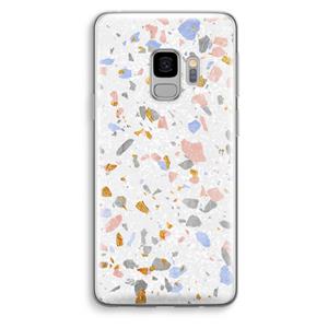 CaseCompany Terrazzo N°8: Samsung Galaxy S9 Transparant Hoesje