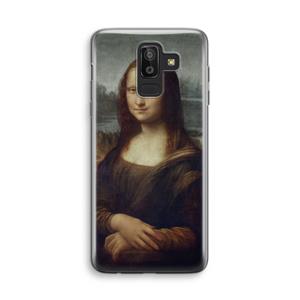 CaseCompany Mona Lisa: Samsung Galaxy J8 (2018) Transparant Hoesje