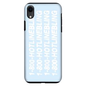 CaseCompany Hotline bling blue: iPhone XR Tough Case