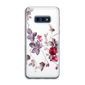 CaseCompany Mooie bloemen: Samsung Galaxy S10e Transparant Hoesje