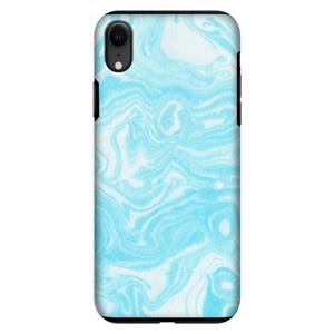 CaseCompany Waterverf blauw: iPhone XR Tough Case