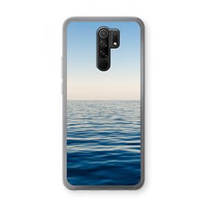 CaseCompany Water horizon: Xiaomi Redmi 9 Transparant Hoesje