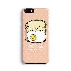 CaseCompany Sleep All Day: iPhone 8 Volledig Geprint Hoesje
