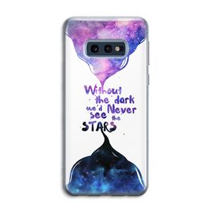 CaseCompany Stars quote: Samsung Galaxy S10e Transparant Hoesje