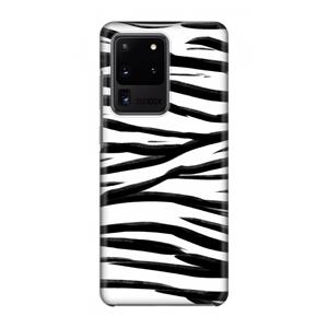 CaseCompany Zebra pattern: Volledig geprint Samsung Galaxy S20 Ultra Hoesje