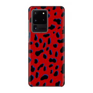 CaseCompany Red Leopard: Volledig geprint Samsung Galaxy S20 Ultra Hoesje