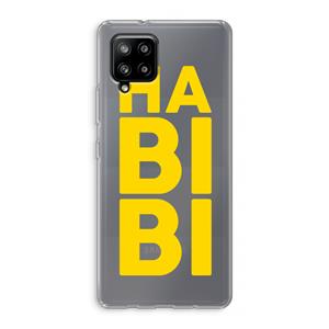 CaseCompany Habibi Blue: Samsung Galaxy A42 5G Transparant Hoesje