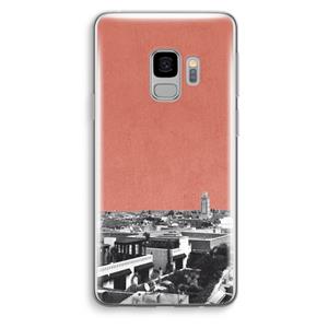 CaseCompany Marrakech Skyline : Samsung Galaxy S9 Transparant Hoesje