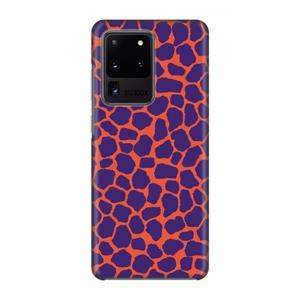 CaseCompany Purple Giraffe: Volledig geprint Samsung Galaxy S20 Ultra Hoesje