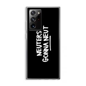 CaseCompany Neuters (zwart): Samsung Galaxy Note 20 Ultra / Note 20 Ultra 5G Transparant Hoesje